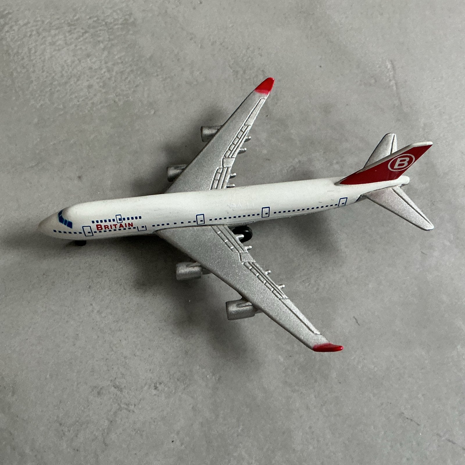 Vintage Speelgoed Vliegtuig - Britain Airways Model, Ophalen of Verzenden, Gebruikt