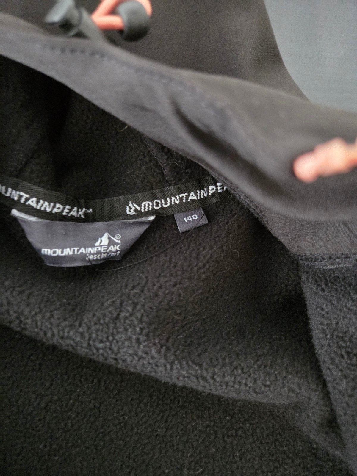 Mountain Peak softshell jas maat 140, Ophalen of Verzenden, Zo goed als nieuw, Mountain Peak, Jongen of Meisje