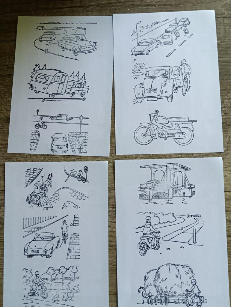 Oude verkeers stempels, Ophalen of Verzenden, Gebruikt