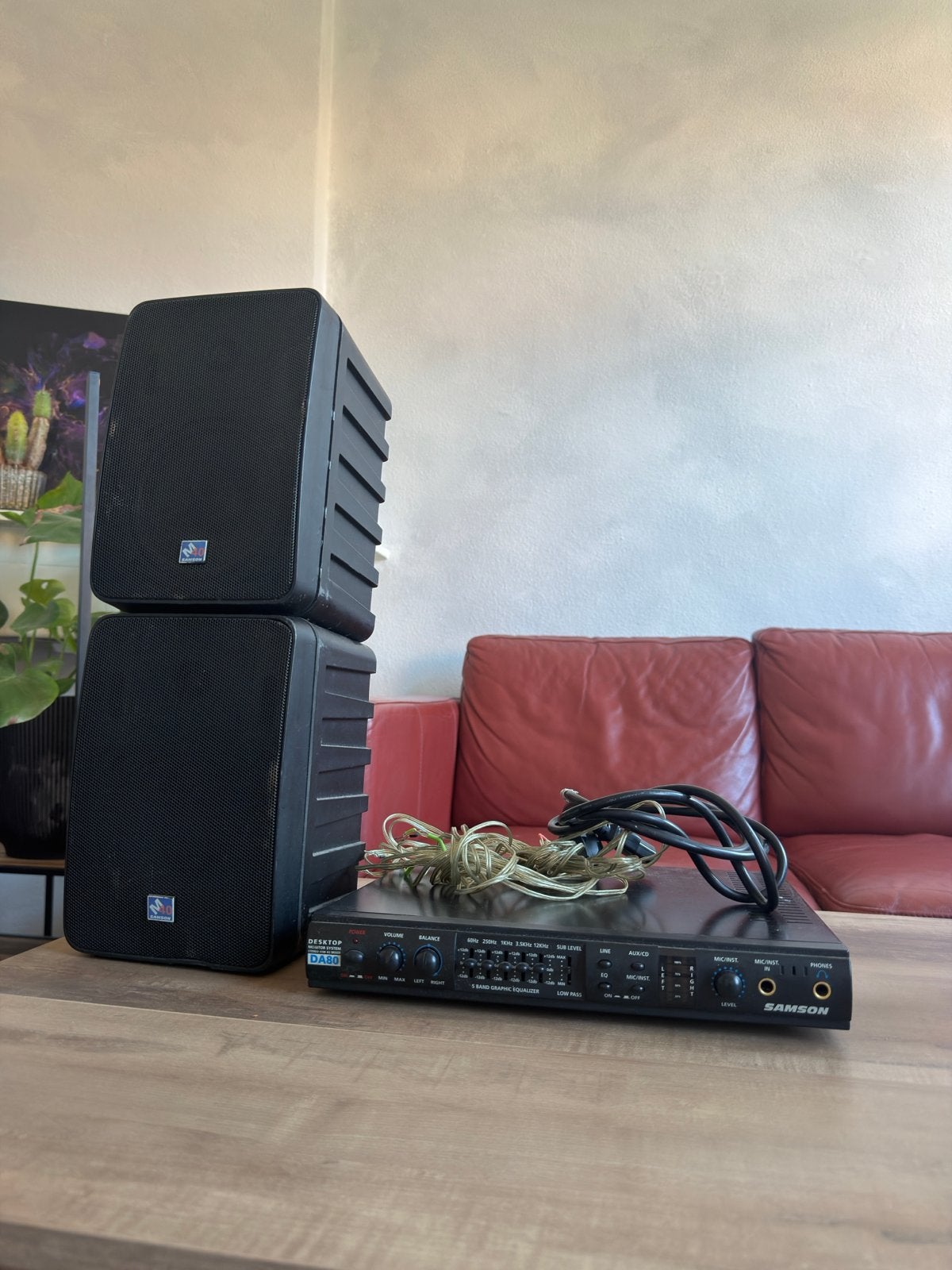 Samson DA80 Desktop Monitor Systeem met speakers, Gebruikt, Losse componenten, Speakers, Ophalen