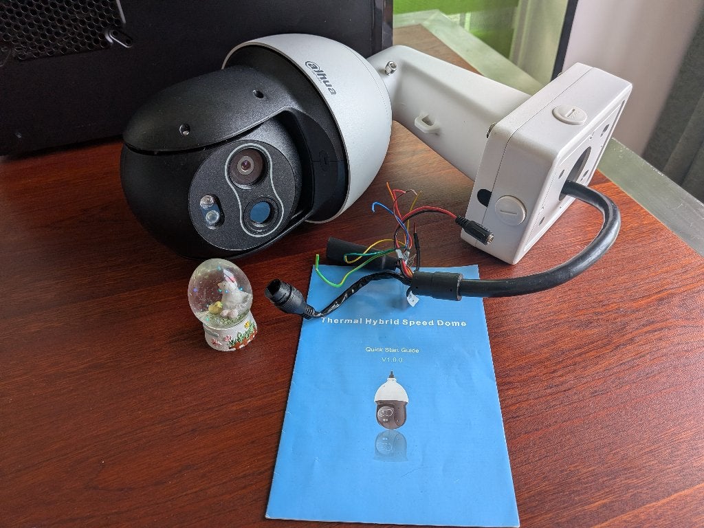 Dahua PTZ Thermisch IP camera DH-TPC-SD2221 incl muurbeugel