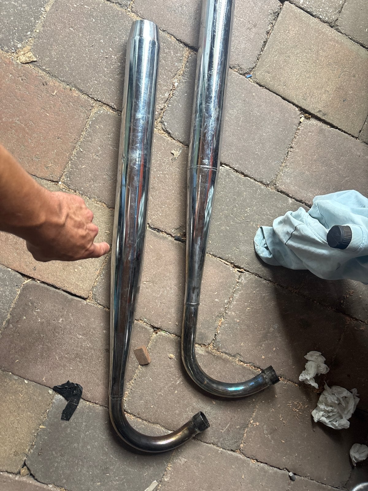 Zundapp open uitlaat zonder opdruk, korte bocht, 36mm, Ophalen of Verzenden, Gebruikt, Uitlaat