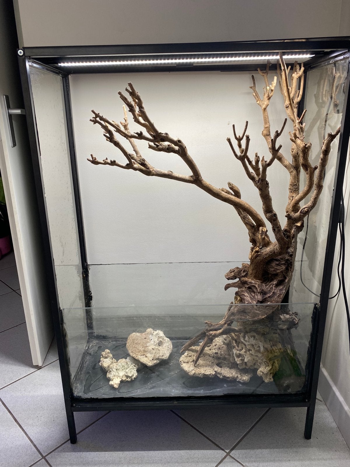 Terrarium/ Paludarium hardscape, Ophalen, Leeg aquarium