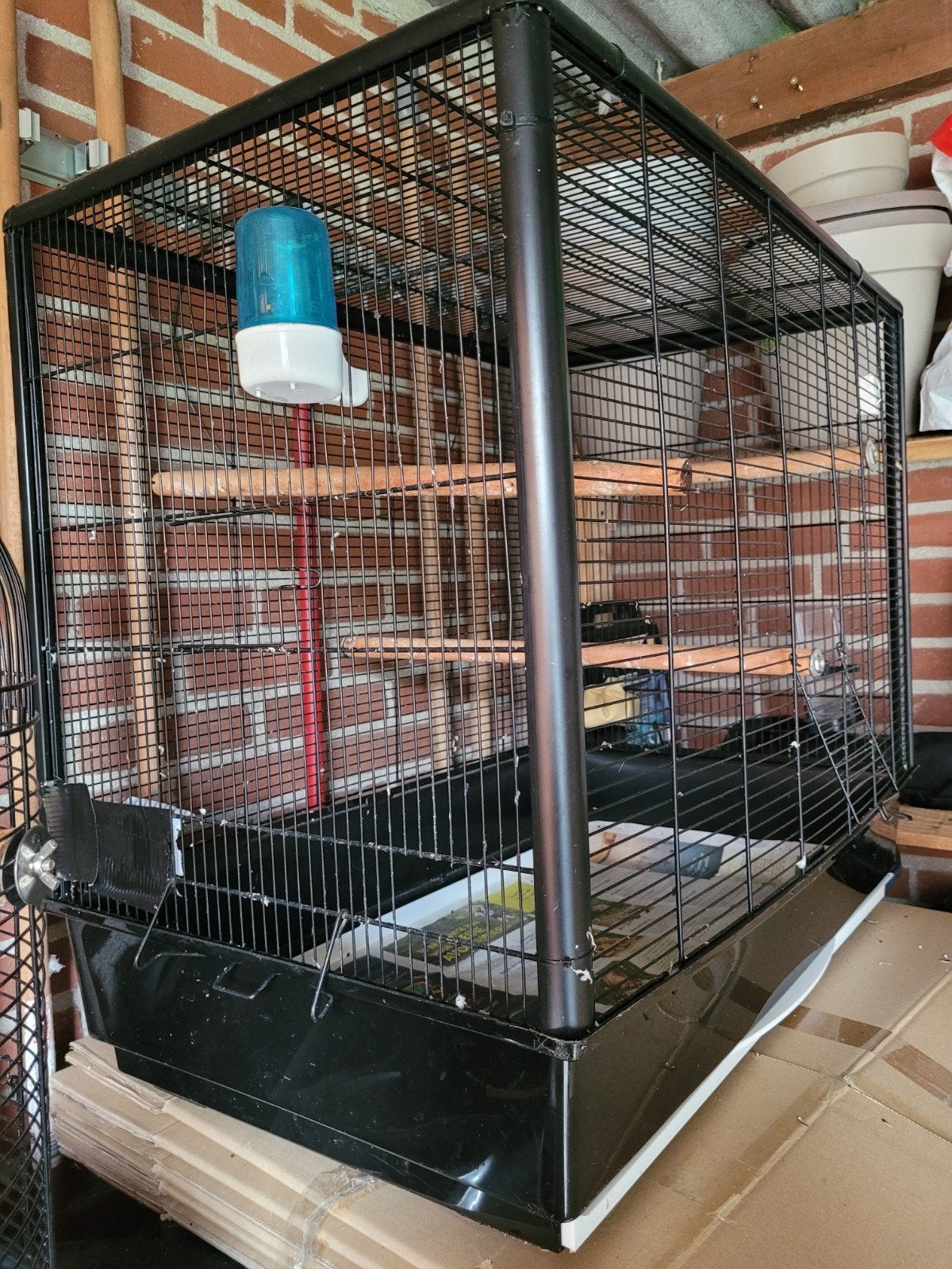 kooi, stevig en groot voor vogels, Dieren en Toebehoren, Ophalen, Hout, Vogelkooi
