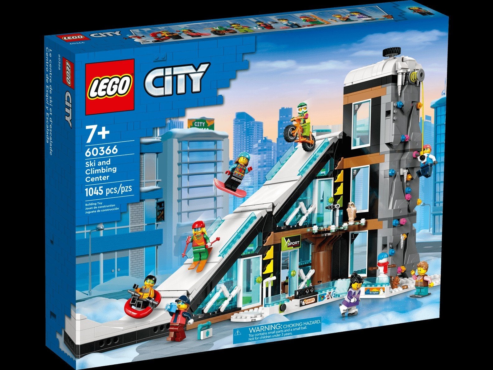 Lego city ski en klimcentrum 60366, Ophalen of Verzenden, Zo goed als nieuw