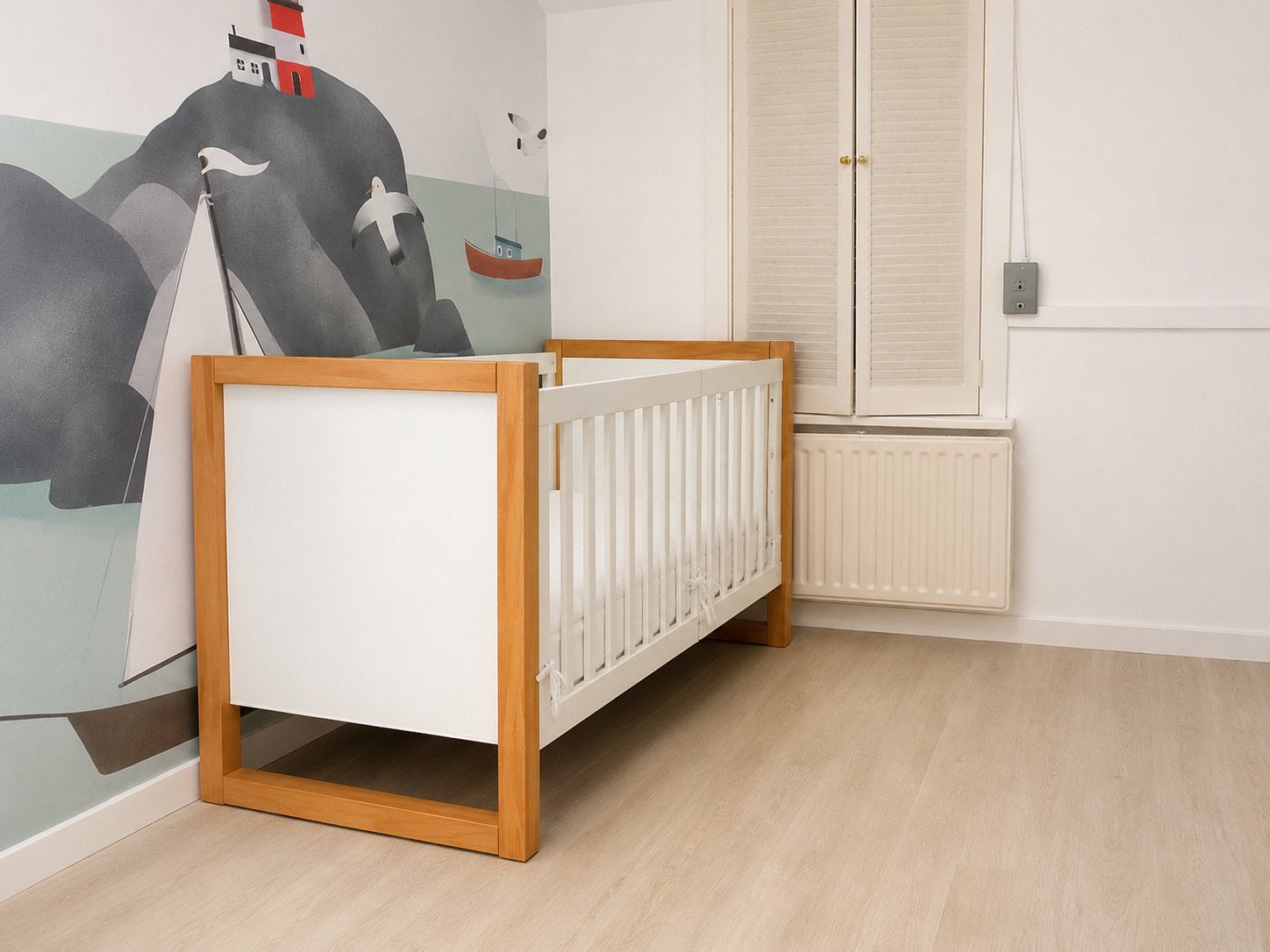 Ledikant met gebruikssporen, zonder matras, Ophalen, Gebruikt, Ledikant