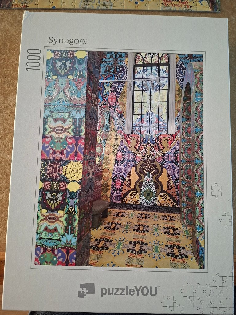 puzzleYOU 1000 stukjes Synagoge (stedelijk museum Kampen), Ophalen of Verzenden, 500 t/m 1500 stukjes, Zo goed als nieuw, Legpuzzel