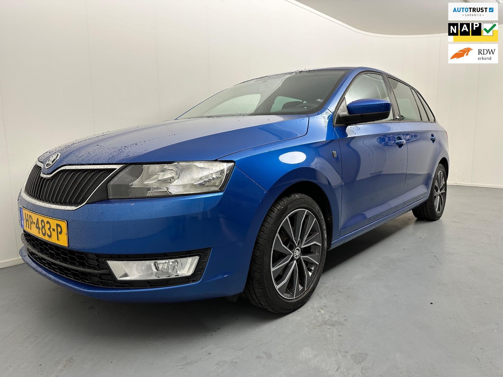 Skoda Rapid Spaceback 1.2 TSI Greentech Comfort | Edition |1, Voorwielaandrijving, 86 pk, 4 cilinders, Blauw