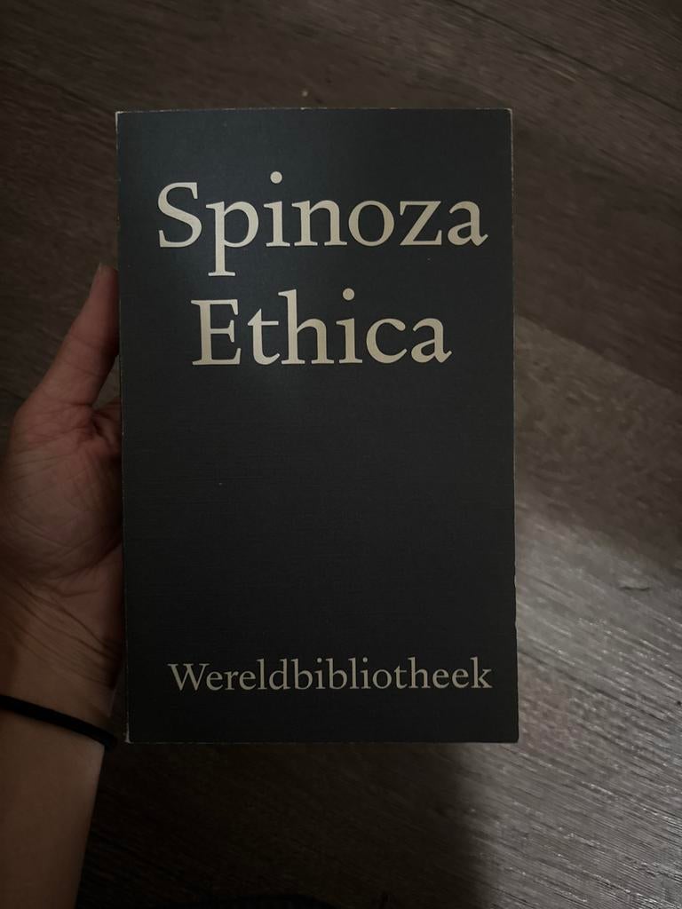 Spinoza Ethica - Wereldbibliotheek, Boeken, Ophalen of Verzenden, Gelezen, Wijsbegeerte of Ethiek