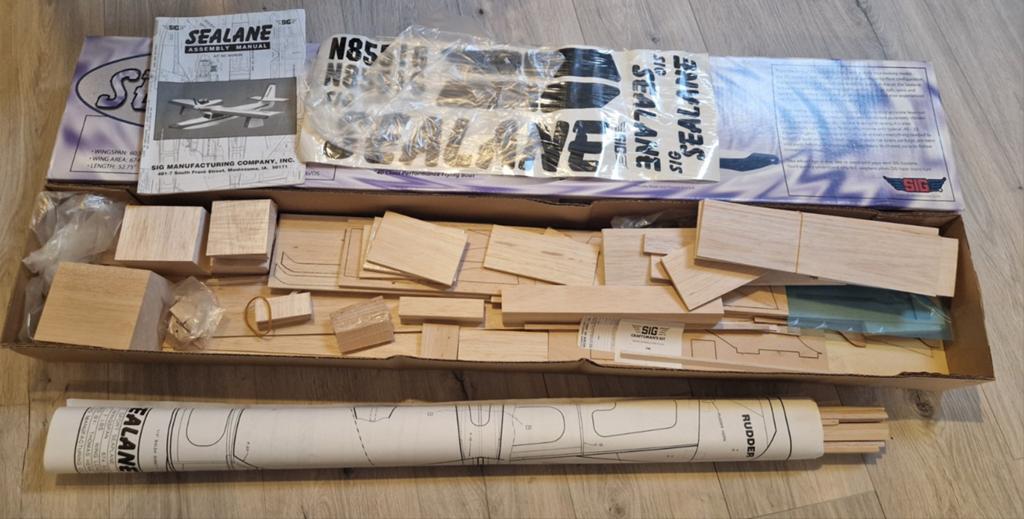 SIG Sealane hydroplane balsa bouwdoos vliegtuig, Hobby en Vrije tijd, Modelbouw | Radiografisch | Vliegtuigen, Ophalen, Nieuw