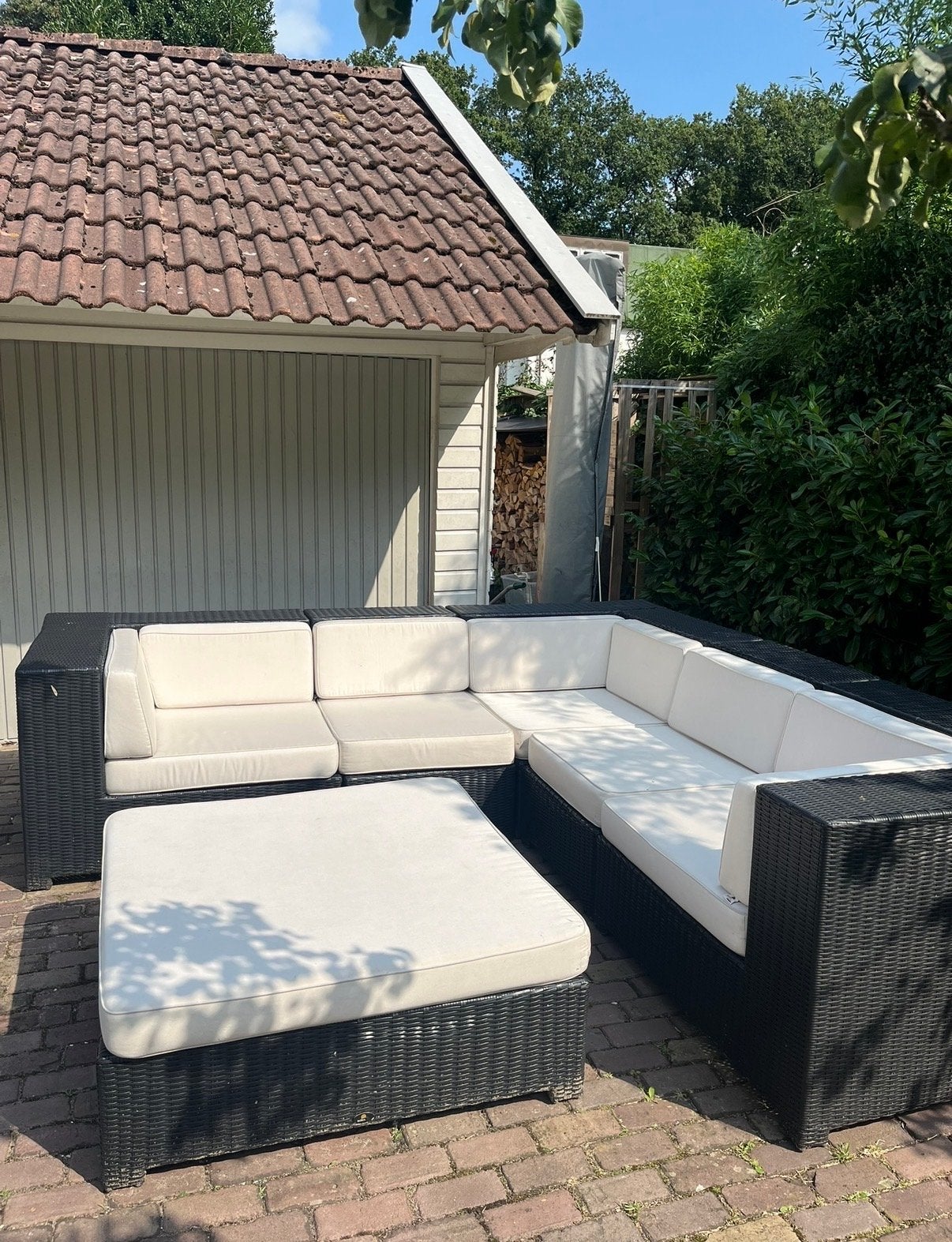 Borek Loungeset in uitstekende staat, Ophalen, Meer dan 8 zitplaatsen, Zo goed als nieuw, Loungeset