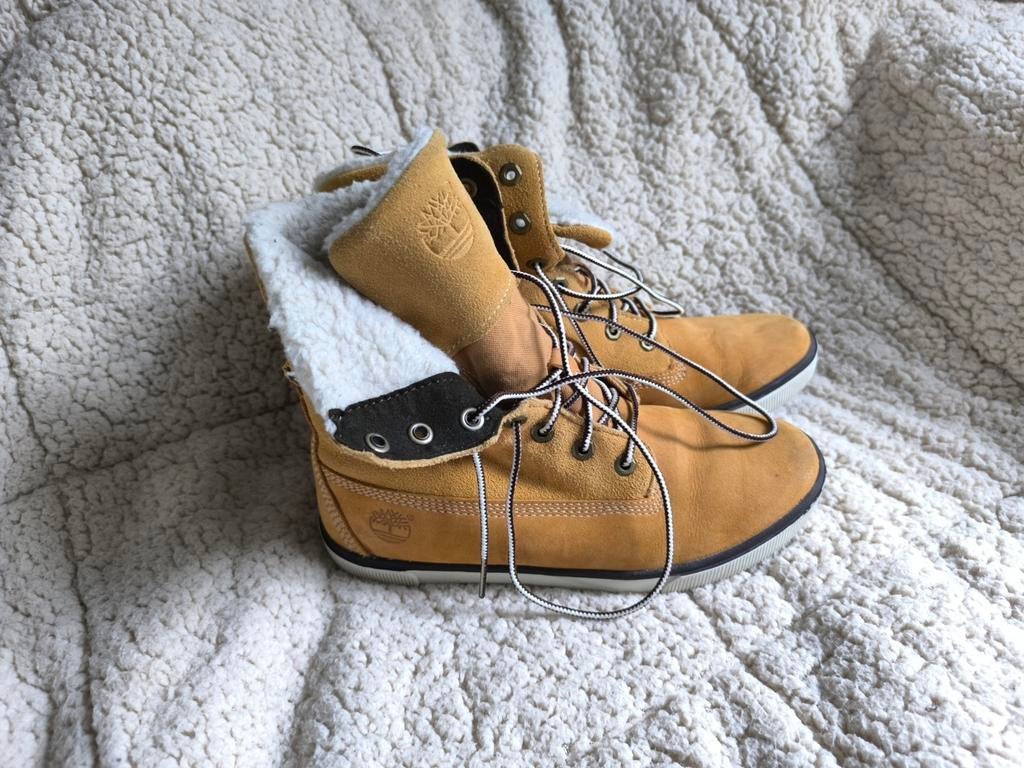 Timberland boots met teddy voering, Timberland, Ophalen of Verzenden, Gedragen