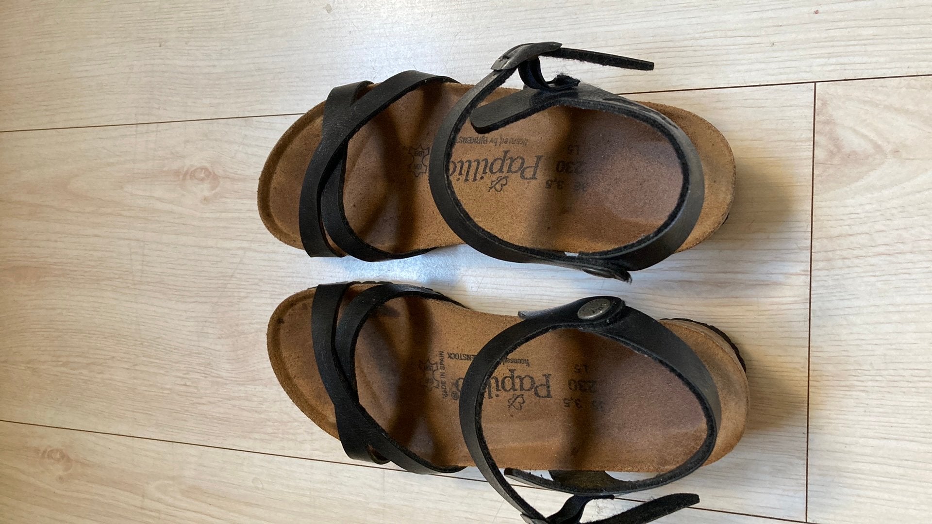 Birkenstock Papillio maat 36, Kleding | Dames, Schoenen, Zwart, Zo goed als nieuw, Sandalen of Muiltjes, Ophalen of Verzenden