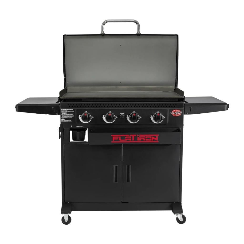 Char-Griller Flat Iron 4B 4-pits Plancha, -, -, Nieuw, Ophalen of Verzenden