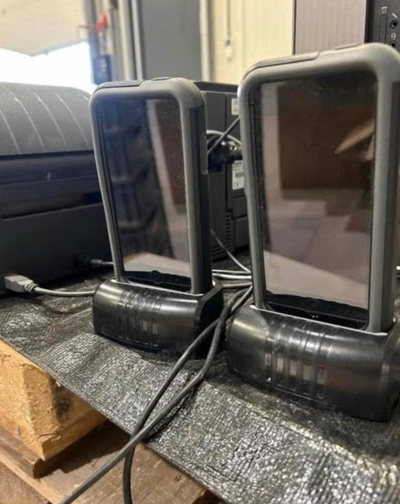 Twee Linea Pro 5 barcode scanners, incl oplaadstations, Ophalen of Verzenden, Gebruikt, Barcodescanner, MacOS