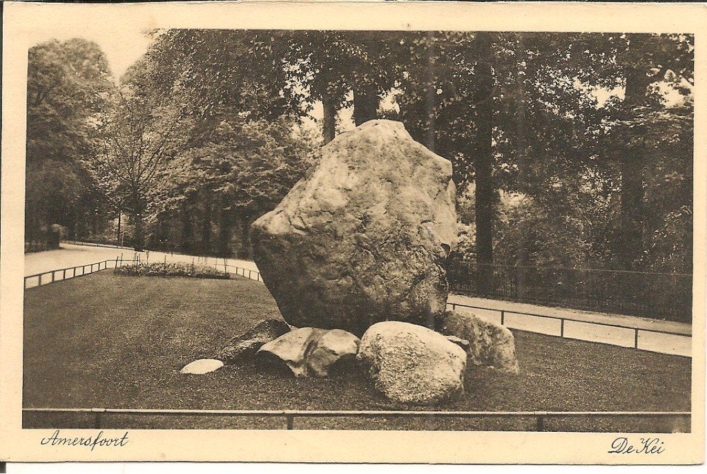 Ansichtkaart Amersfoort - De Kei (Gelopen), Verzamelen, Ophalen of Verzenden, 1920 tot 1940, Gelopen, Utrecht