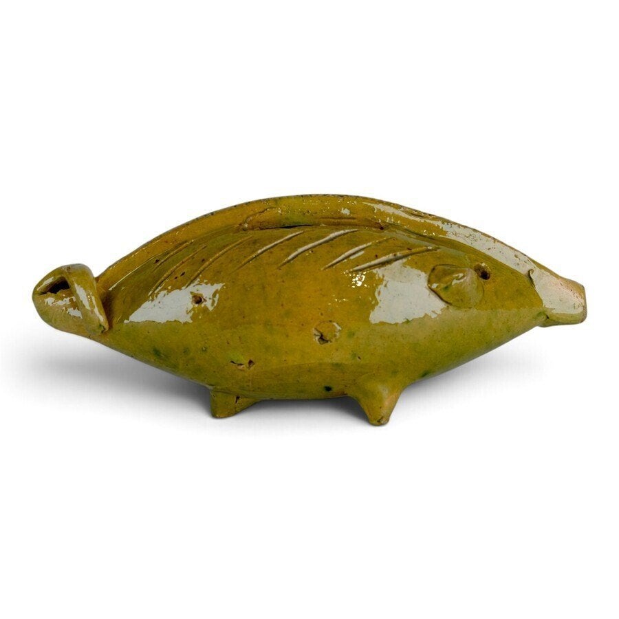 Fries groen spaarvarken, 19e eeuw, Ophalen of Verzenden