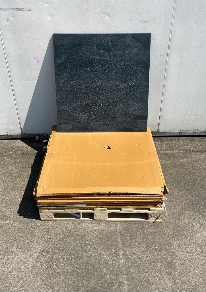 1 terras tafelbladen trespa carino volkern outdoor 70x70 cm, Ophalen, Zo goed als nieuw