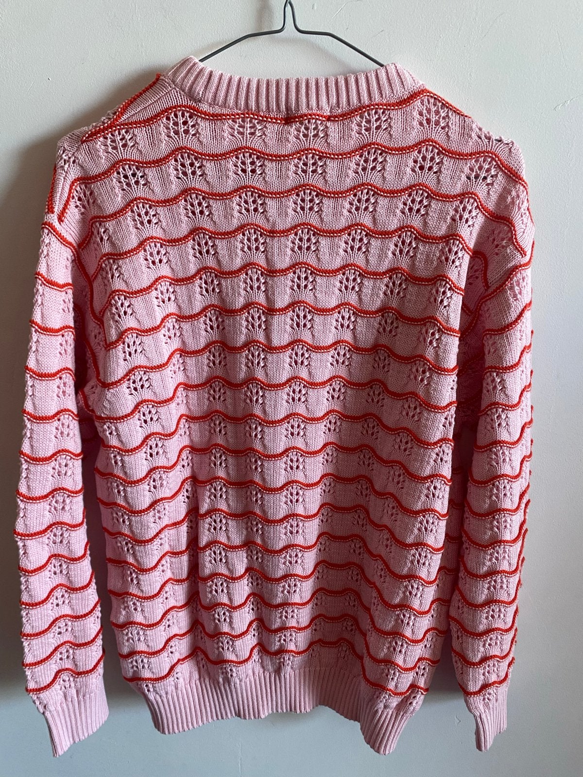 Nieuwe Ammehoela trui roze/oranje, maat 158-164 (12-14 jaar), Verzenden, Nieuw, Meisje, Trui of Vest