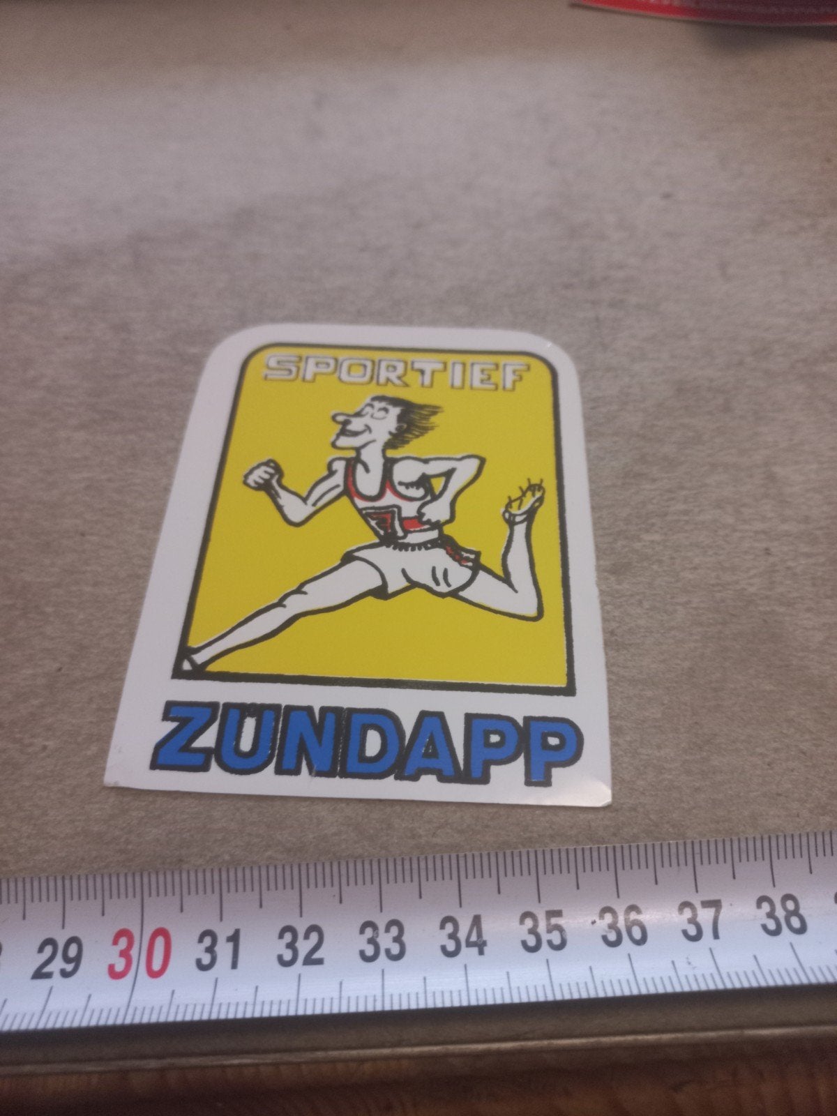 Zundapp Sportief sticker - Vintage brommer sticker, Ophalen of Verzenden