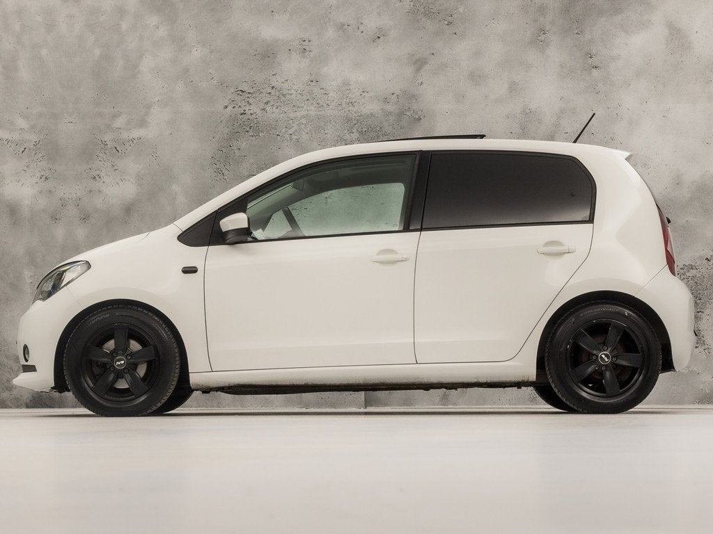 SEAT Mii 1.0 Sport (5 DEURS, SCHUIFDAK, NAVIGATIE, BLUETOOTH, Auto's, Seat, Voorwielaandrijving, Stof, Gebruikt, Zwart