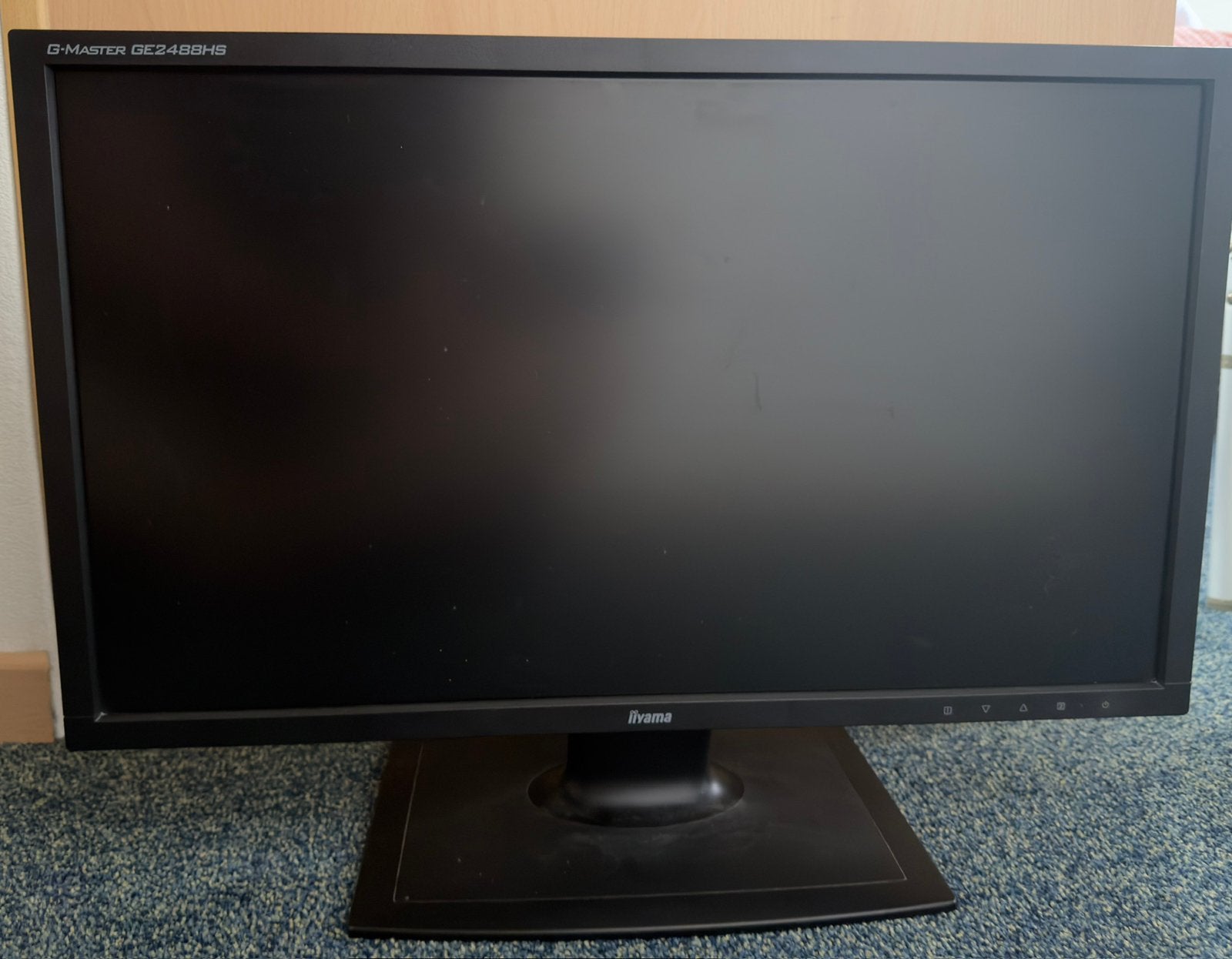 iiyama G-Master GE2488HS 24 inch Full HD Gaming Monitor 60Hz, Computers en Software, DVI, Full HD, Minder dan 1 ms, Zo goed als nieuw