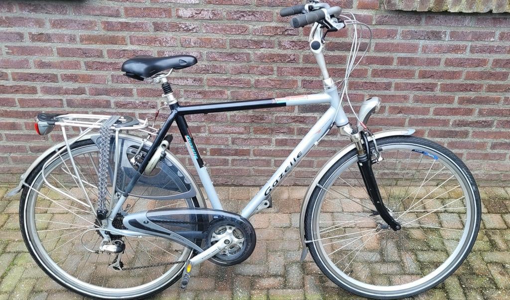Gazelle Heren Alu-Lite Medeo 57 cm, Ophalen, Gebruikt, Versnellingen, 57 tot 61 cm
