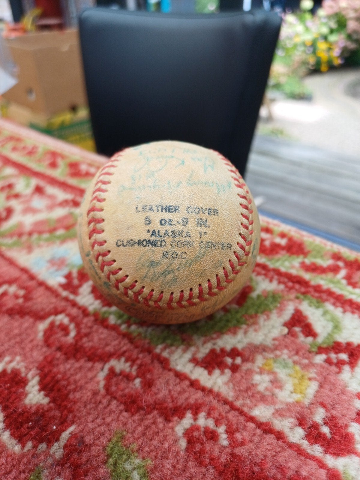 Vintage Alaska League Honkbal - Gesigneerd, Gebruikt, Overige typen, Onbekend, Ophalen of Verzenden