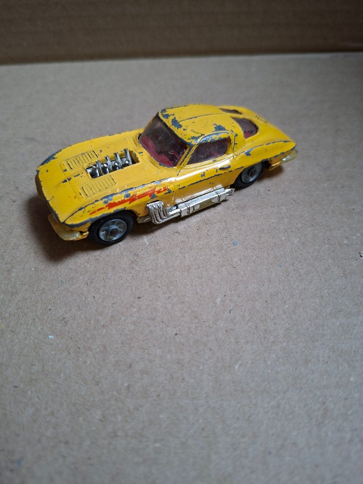 Corgi Toys Chevrolet Corvette Sting Ray - Vintage Speelgoed, Ophalen of Verzenden, Gebruikt, Auto, Corgi