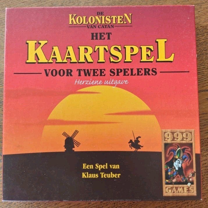 Kolonisten van Catan: Het Kaartspel voor Twee Spelers, Een of twee spelers, Ophalen of Verzenden, Gebruikt, 999 Games