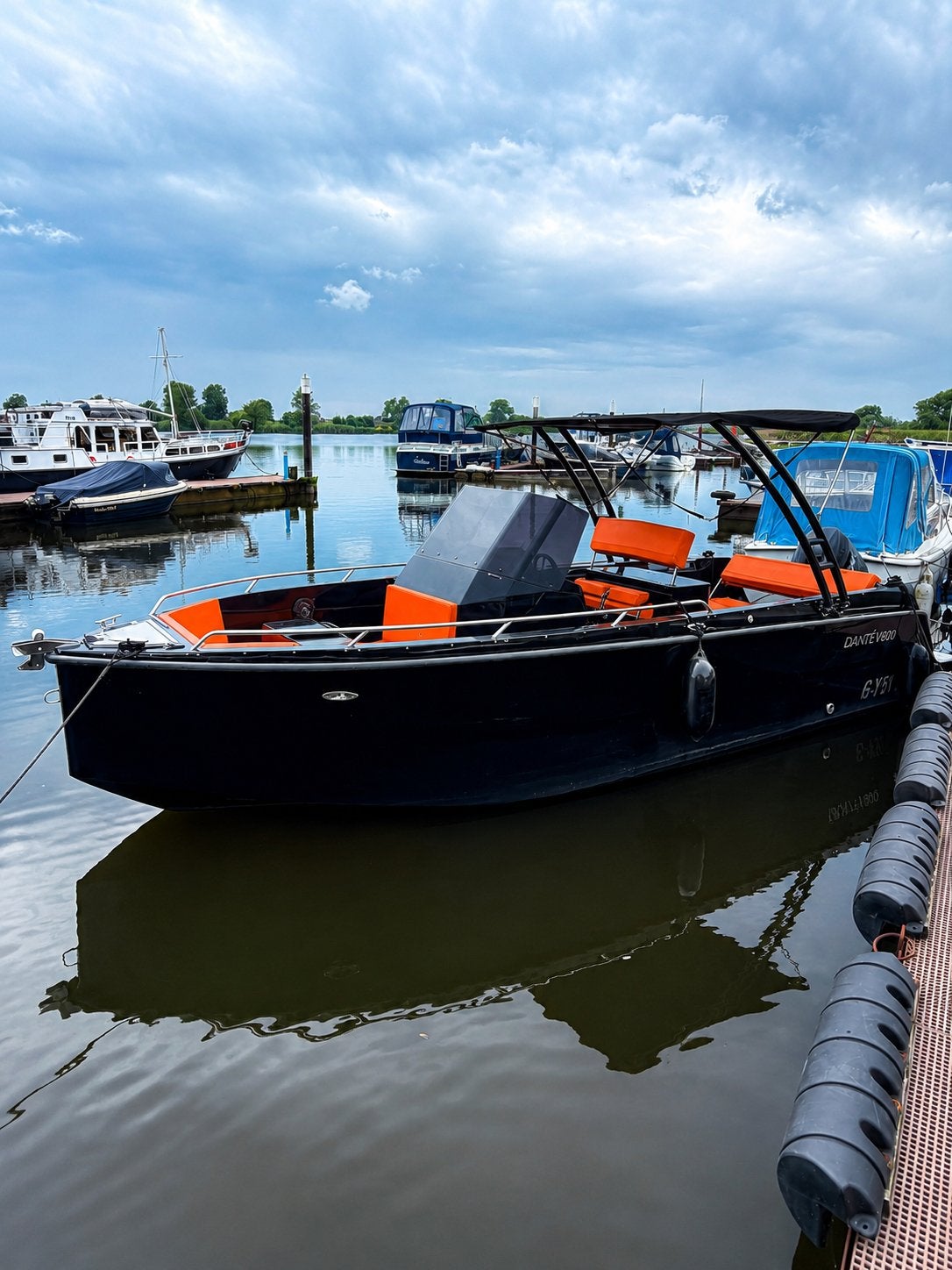 Dante V800 Suzuki 300pk alle denkbare opties! Bwj 025, Sloep, Ophalen, Zo goed als nieuw, Afdekzeil
