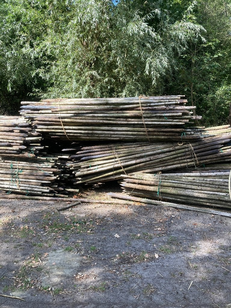 125 stuks weidepalen afrastering boompalen, Weidegang, 4 paarden of pony's of meer