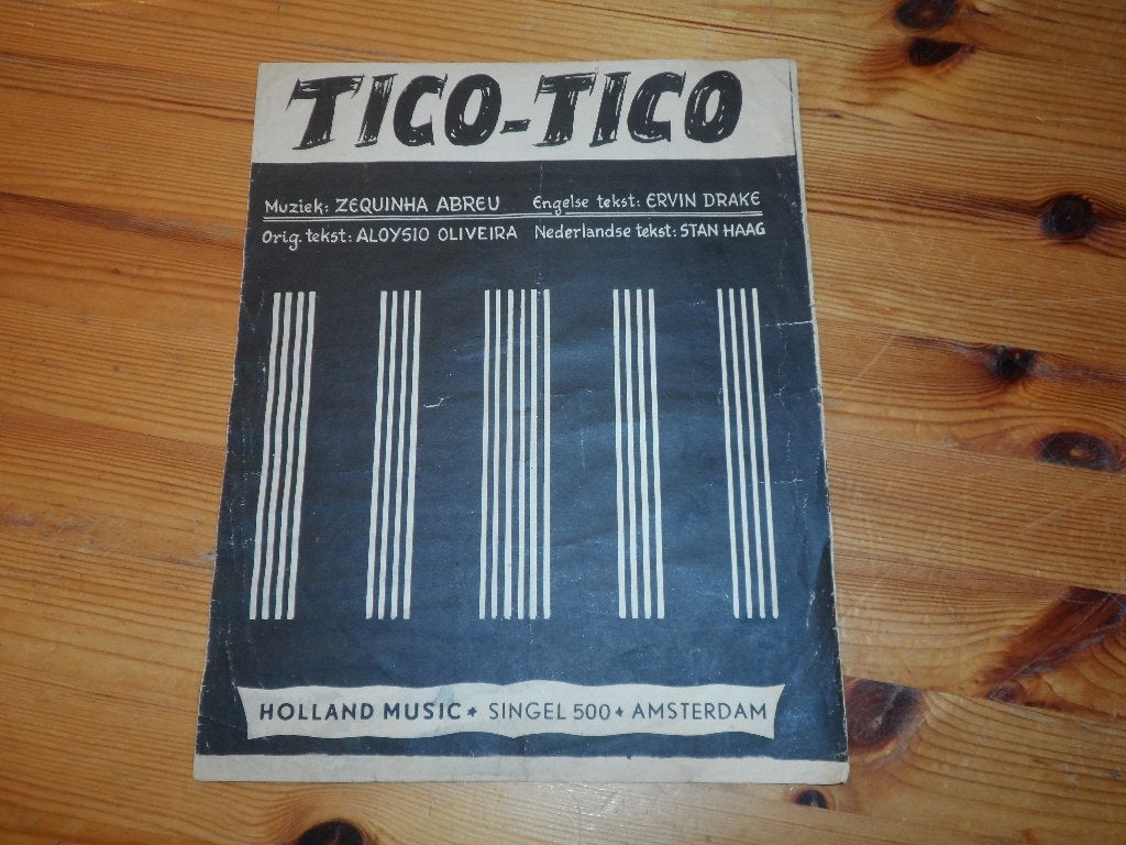 Tico tico - tikke tak - z. Abreu, Gebruikt, Gitaar, Ophalen of Verzenden, Artiest of Componist
