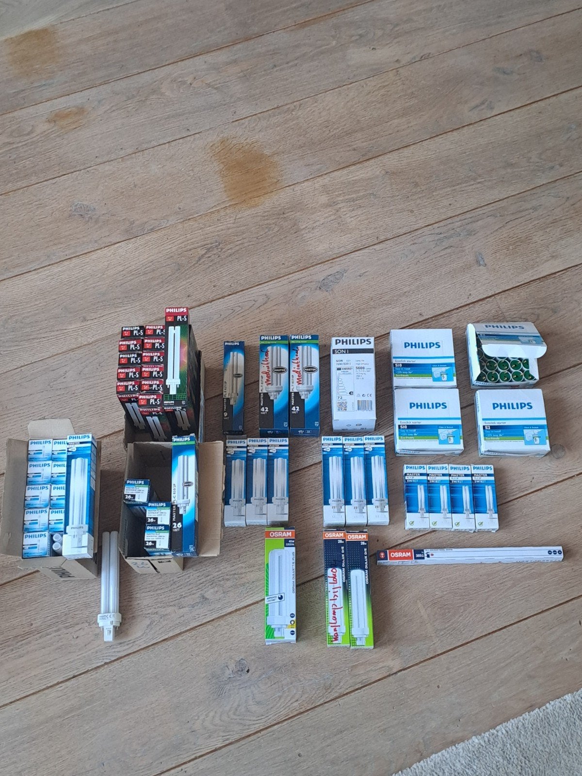 Diverse spaarlampen en nieuwe starters, Ophalen of Verzenden, Nieuw, Philips