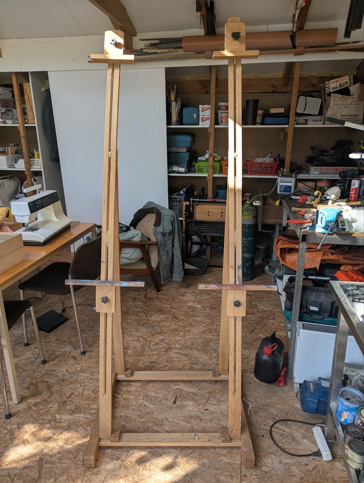 Houten schildersezel - perfect voor kunstenaars, Ophalen, Gebruikt, Ezel