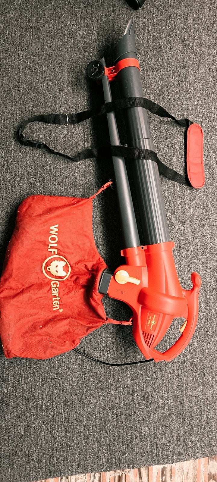 Wolf-Garten Bladblazer/Bladzuiger met Opvangzak, Ophalen, Gebruikt, Met opvangzak, Handgedragen