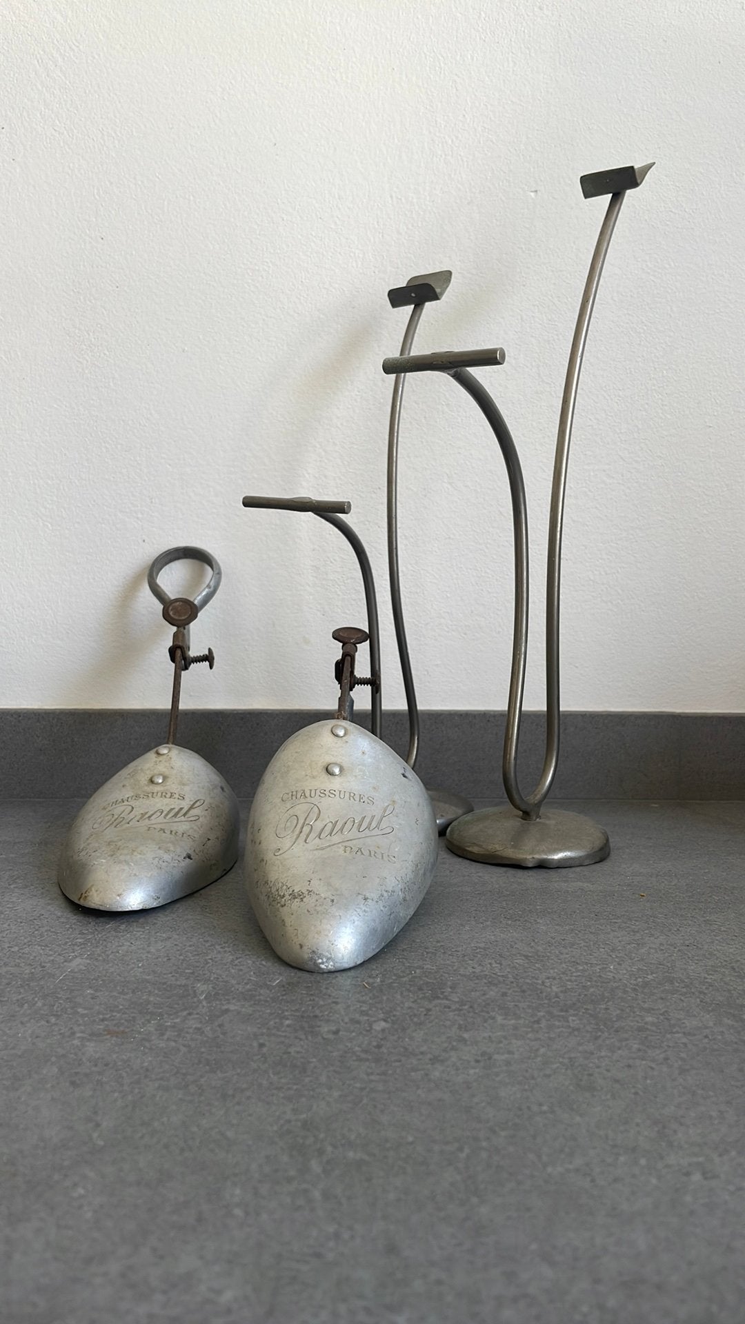 Vintage schoenspanners en schoenetaleerders, Huis en Inrichting, Woonaccessoires | Kandelaars en Kaarsen, Ophalen, Gebruikt, Overige merken