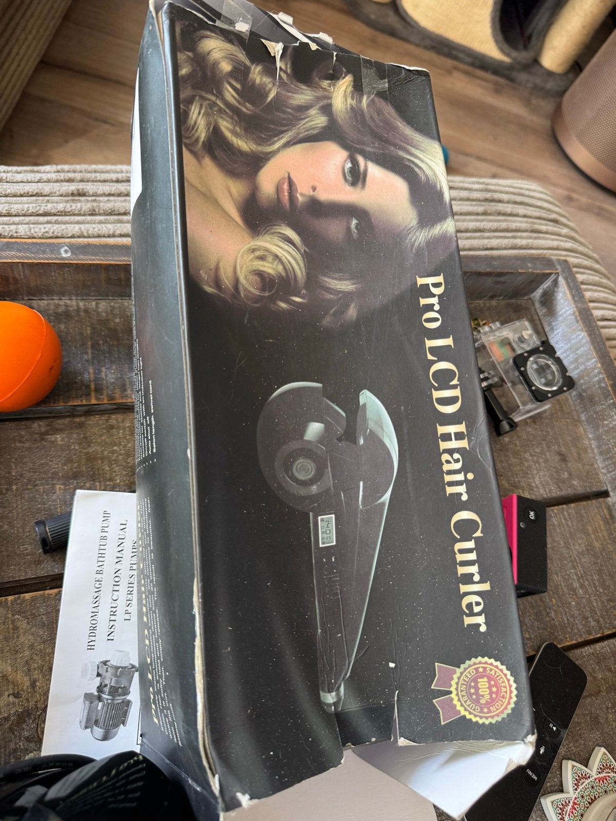 Pro LCD Hair Curler - Automatische Krultang, Ophalen of Verzenden, Zo goed als nieuw, Haarverzorging