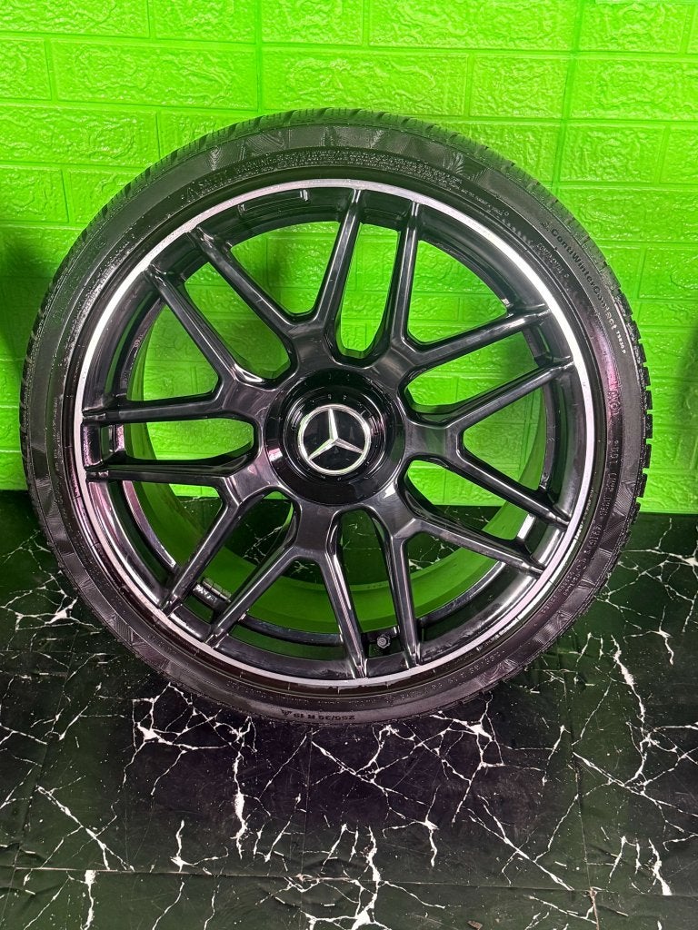 Mercedes C-Klasse CLK velgen 19" 5x112 W204 W205 W209 winter, Gebruikt, 255 mm, Banden en Velgen, Niet ingevuld