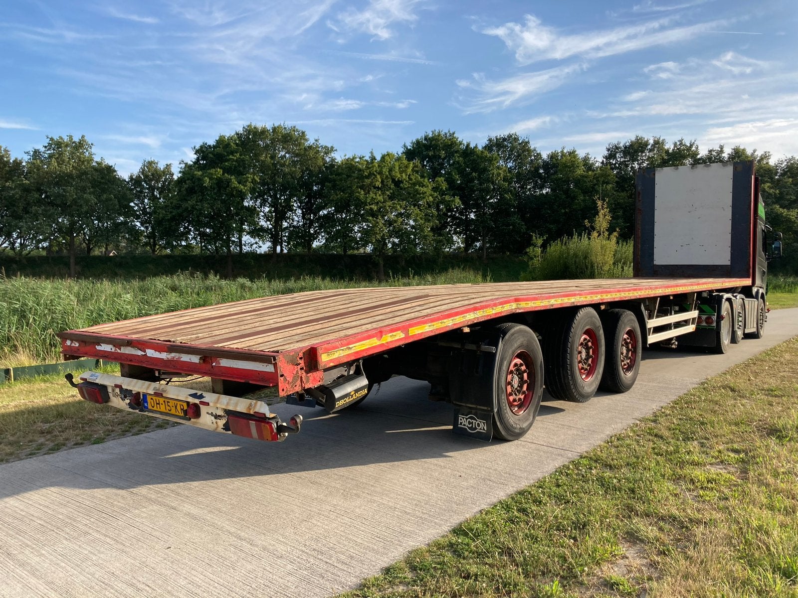 Pacton oplegger gestuurd + liftas, Ophalen, Overige merken