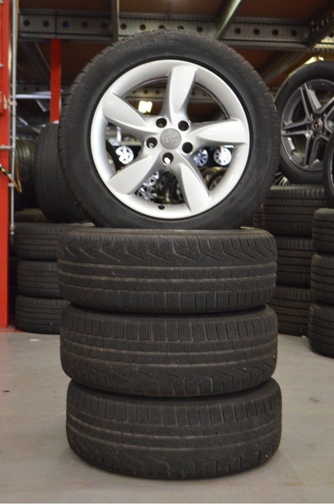 Org. 17" Audi A6 S6 Velgen 5x112 ET37 + Winterbanden
