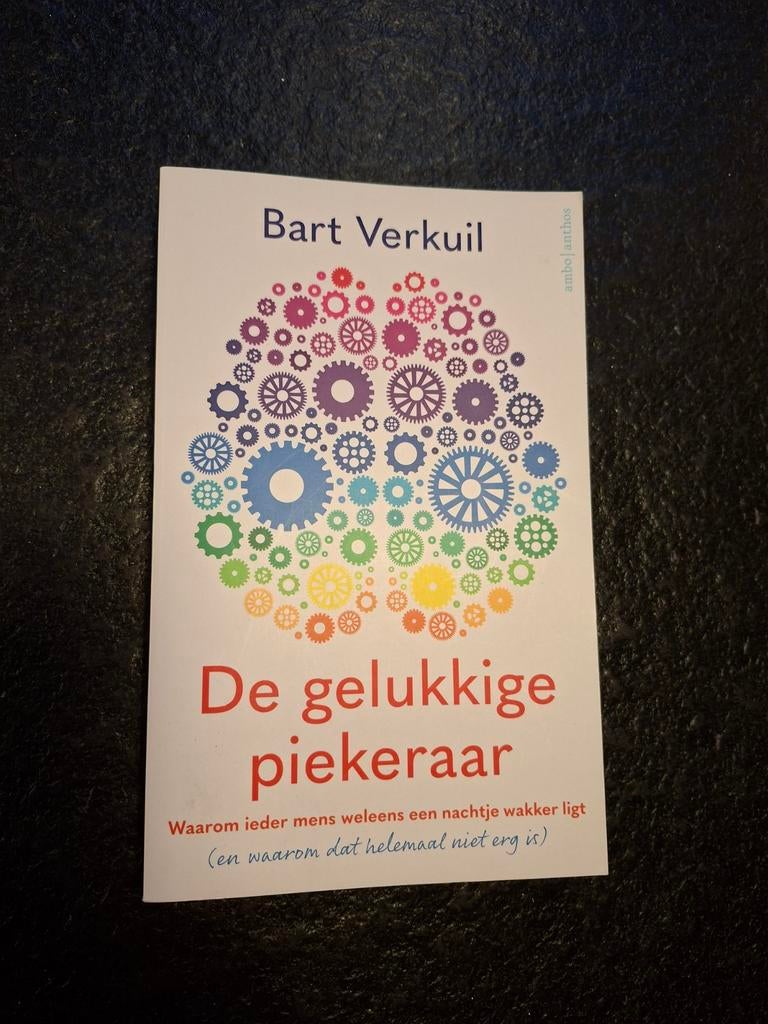 De gelukkige piekeraar - Bart Verkuil (Zo goed als nieuw), Ophalen of Verzenden, Zo goed als nieuw, Bart Verkuil