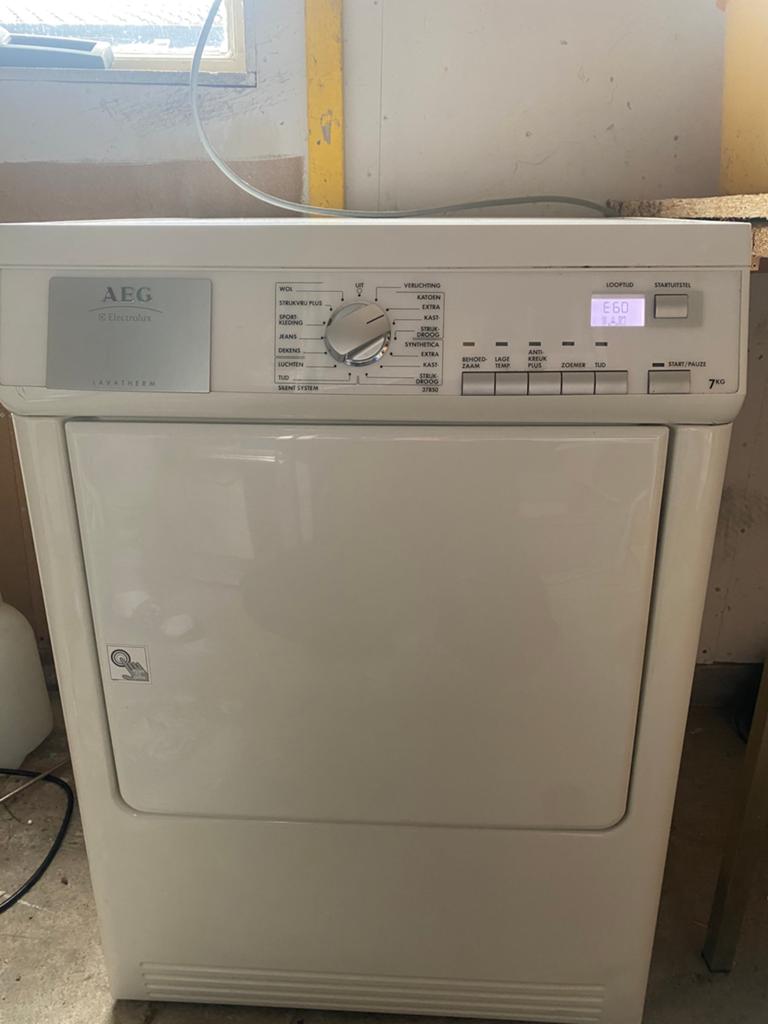 AEG electrolux droger, 6 tot 8 kg, Ophalen, Condens, 85 tot 90 cm