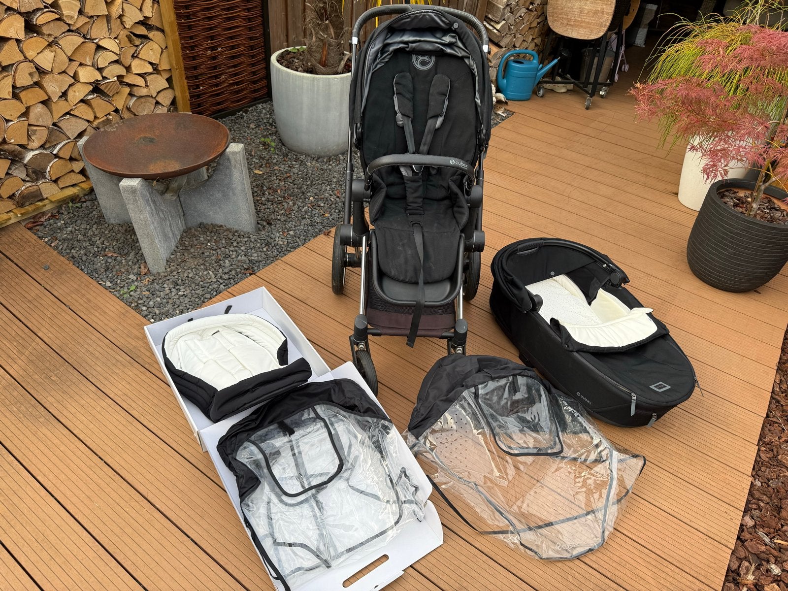 Cybex Priam kinderwagen met reiswieg en buggy, Kinderen en Baby's, Kinderwagens en Combinaties, Gebruikt, Combiwagen, Met reiswieg