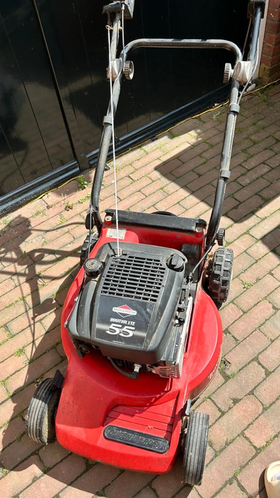 Briggs en Stratton Benzine Grasmaaier - Sandri Garden XTE 95, Ophalen, Cirkelmaaier, Gebruikt, 40 t/m 49 cm