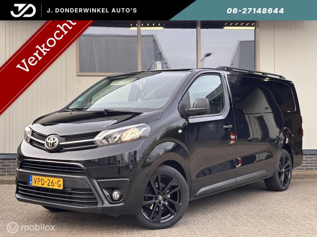 Toyota ProAce Worker 2.0D L3H1 FABRIEKSGARANTIE 1e eigenaar, Gebruikt, 4 cilinders, Zwart, Bedrijf