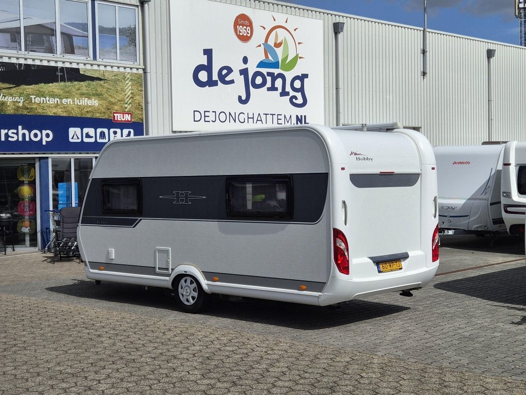 Hobby De Luxe 460 LU Enkele bedden - Mover, Rondzit, Hobby, Schokbreker, Bedrijf