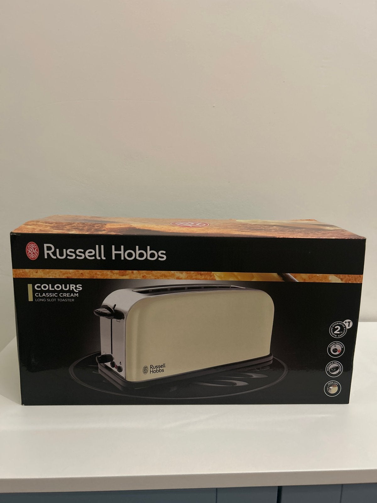 Russell Hobbs broodrooster toaster, Ophalen of Verzenden, Nieuw, Uitneembare kruimellade