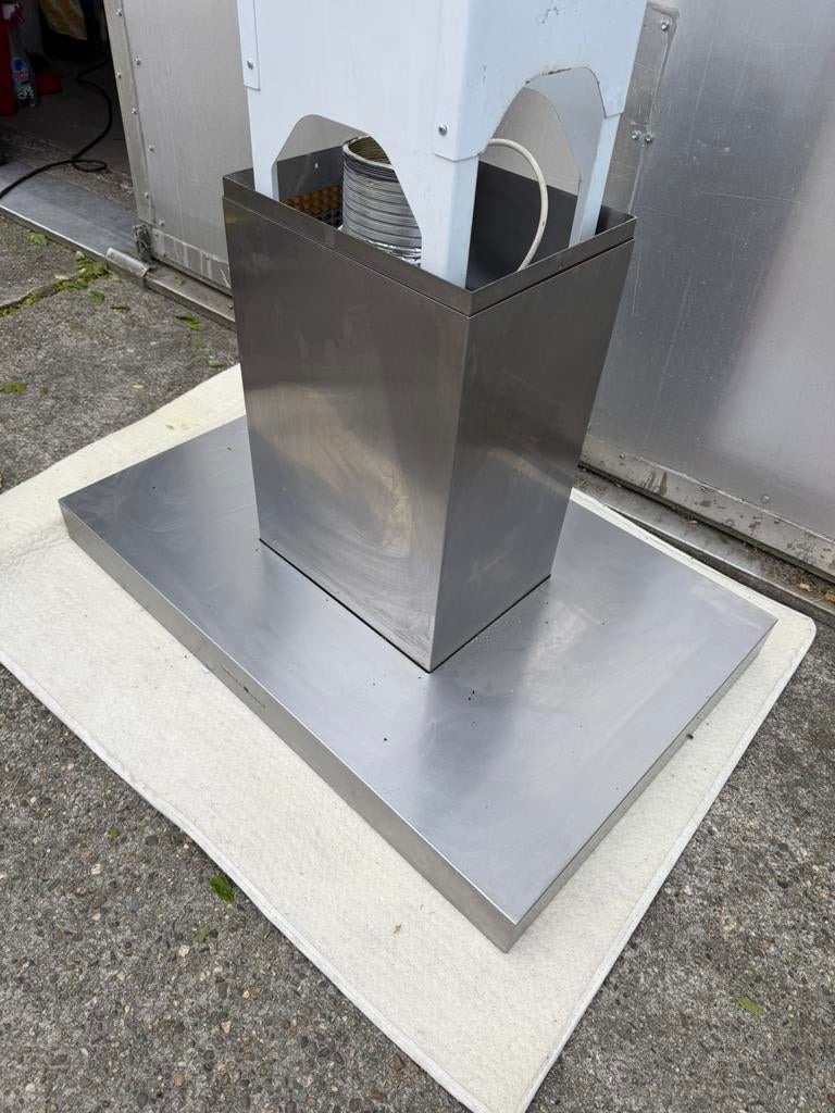 Eiland afzuigkap siemens 90/60 cm, Ophalen, Zo goed als nieuw, 200 tot 400 m³ per uur, Wandschouwkap
