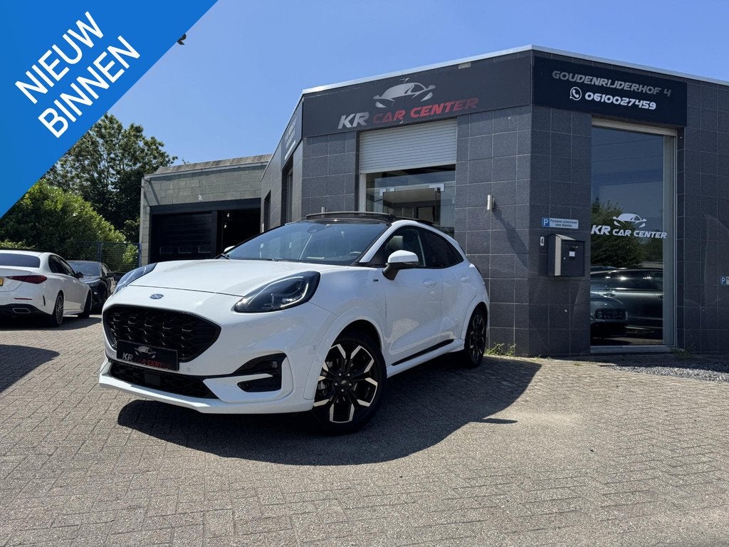 Ford Puma 1.0 EcoBoost Hybrid ST-line X PANO-B&O-LED, Auto's, Ford, Bedrijf, Te koop, Puma, ABS, Achteruitrijcamera, Airbags, Airconditioning